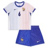 Conjunto (Camiseta+Pantalón Corto) Francia Camavinga 6 Segunda Equipación Euro 2024 - Niño